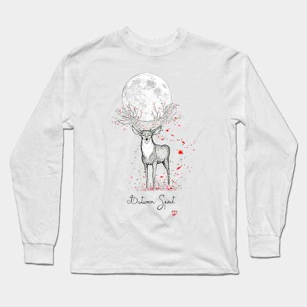 Autumn Spirit Long Sleeve T-Shirt by tristan.r.rosenkreutz